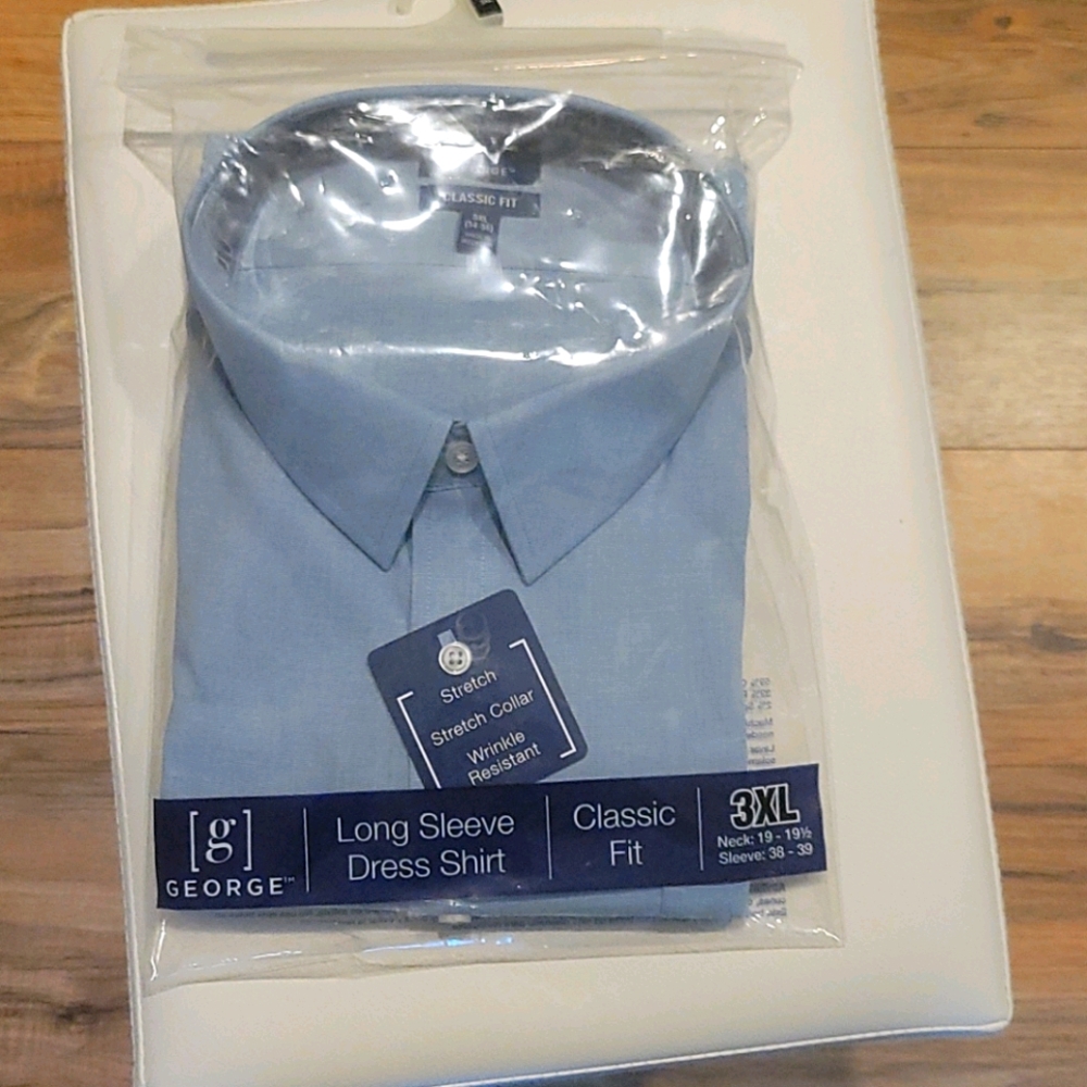 Men's George classif fit long sleeve shirt